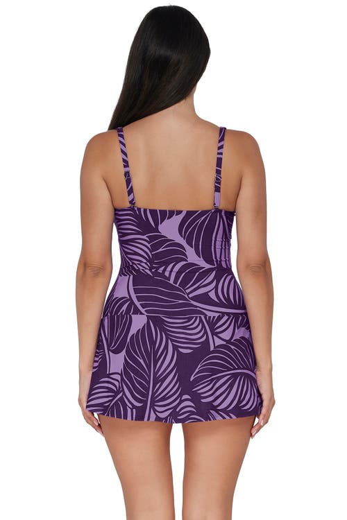 Sunsets Escape Sienna Swim Dress In Mystic Palms