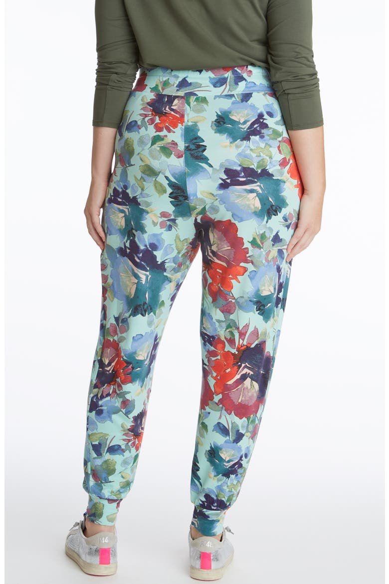 Floral Joggers, Alternate, color, WATERCOLOR FLORAL COMBO