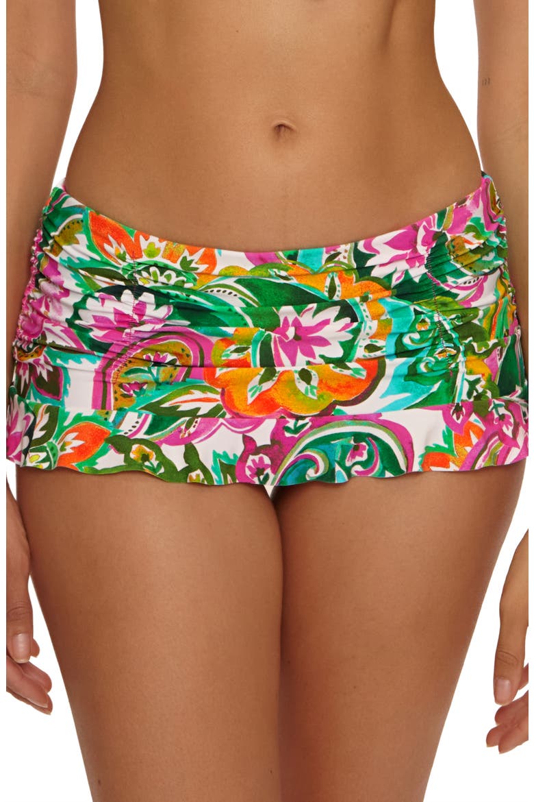 La Vie Skirted Bikini Bottoms, Main, color, MULTI