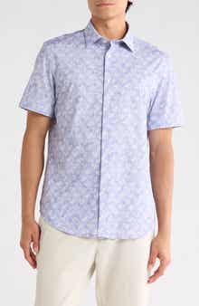 Bugatchi Short Sleeve Woven Shirt