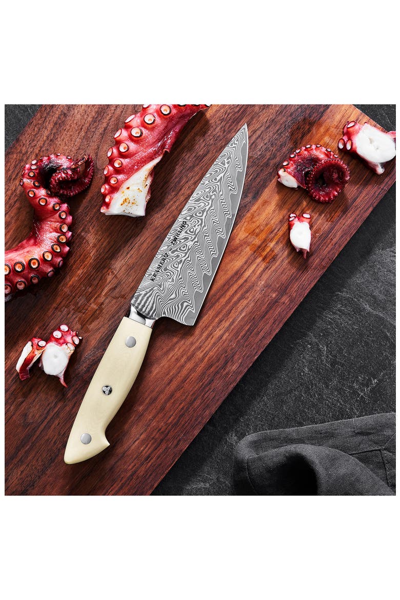 Bob Kramer Cumulus 6-Inch Chef's Knife, Alternate, color, WHITE
