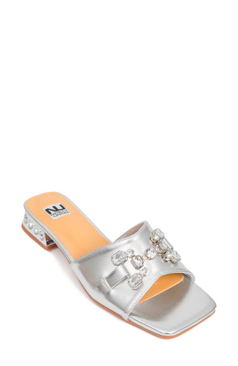 Charm Crystal Embellished Sandal (Women)