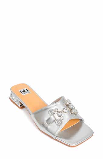 NINETY UNION Charm Crystal Embellished Sandal