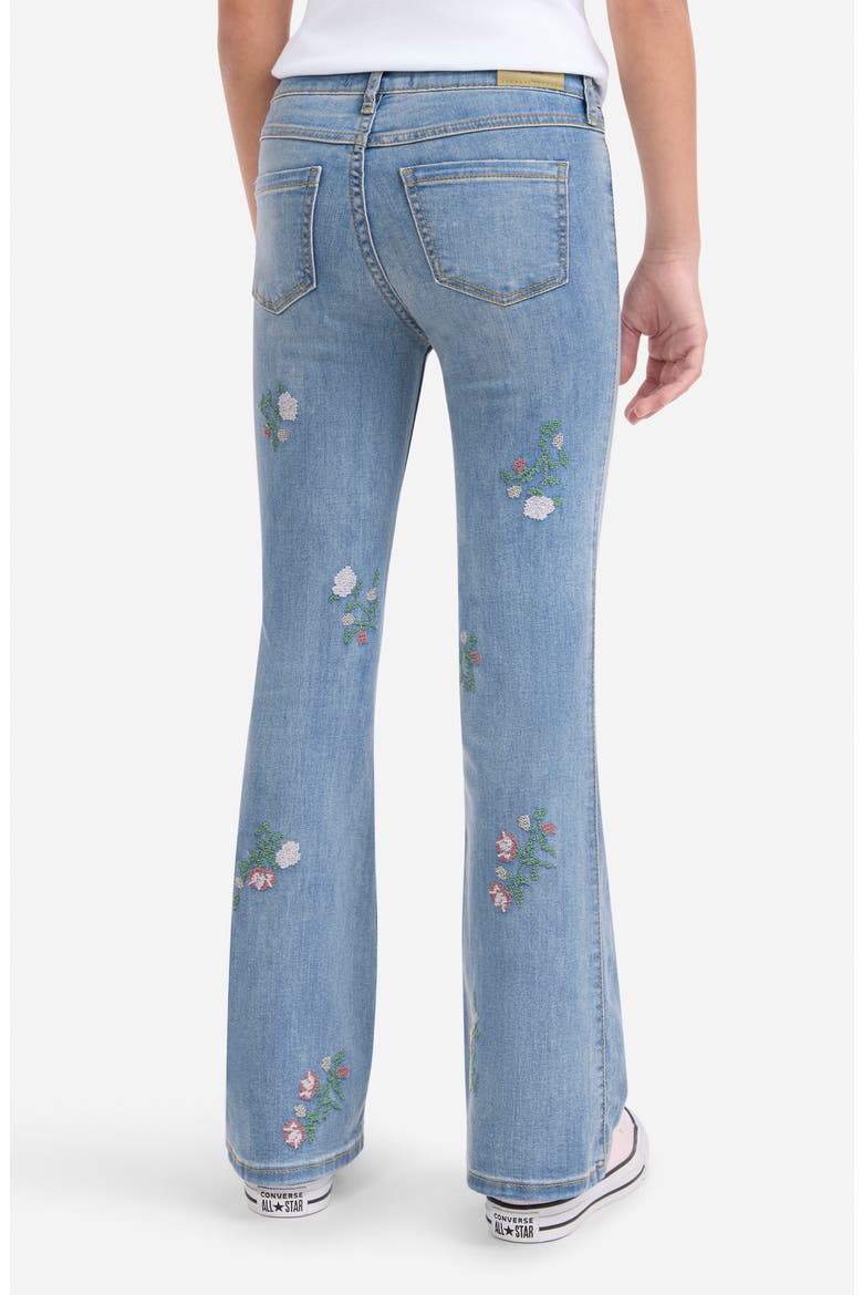 Kids' High Waist Flare Leg Jeans, Alternate, color, NOT A DITSY