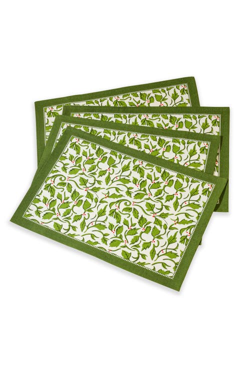 Scarlet Set of 4 Placemats
