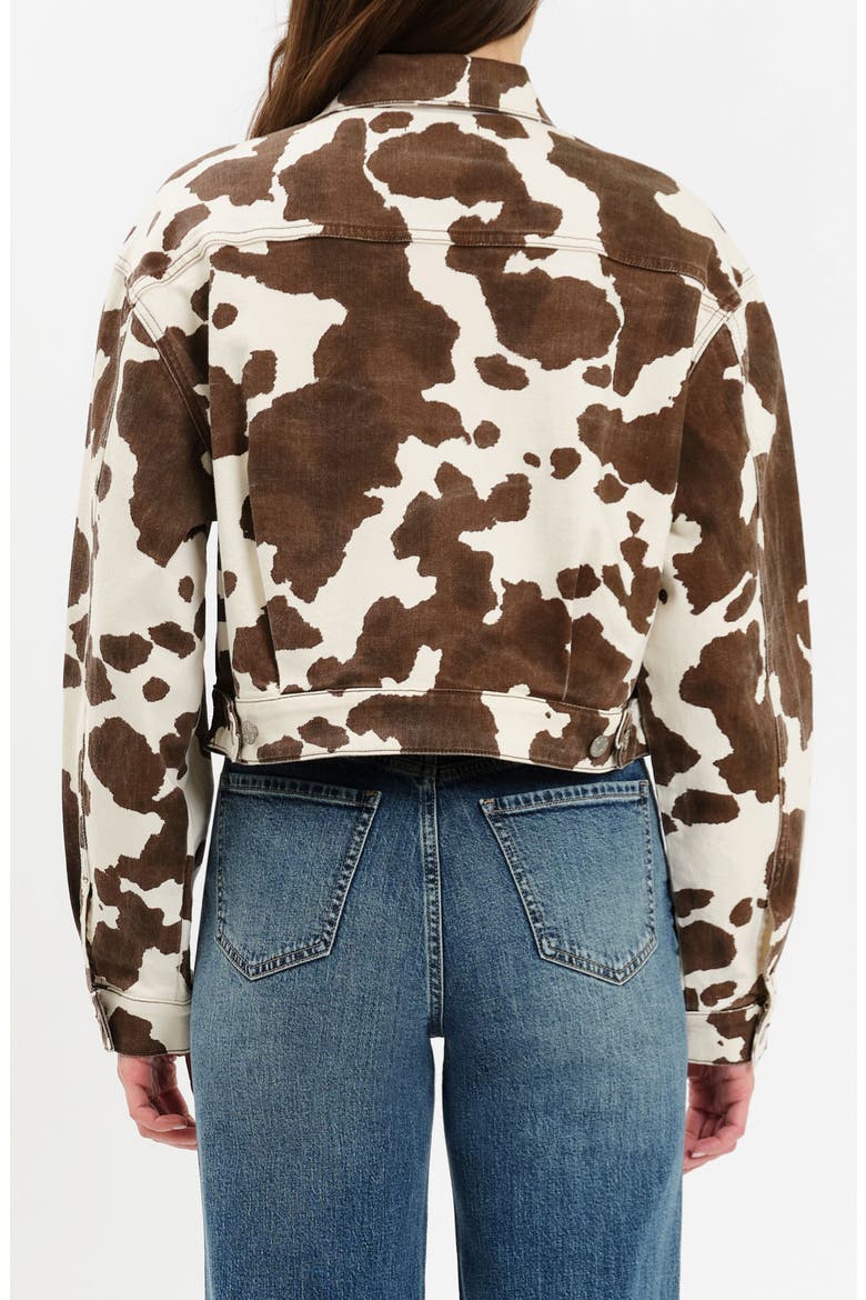 Del Mar Spotted Crop Denim Jacket, Alternate, color, SPOTTED