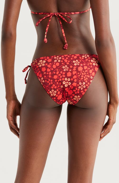 Ulla Johnson Maria Side Tie Bikini Bottoms In Orange