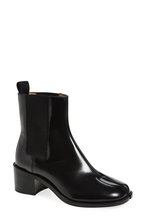 関送込【Maison Margiela】DECORTIQUE BOOTS Maison Margiela Décortiqué 60mm four-stitch Boots | Black