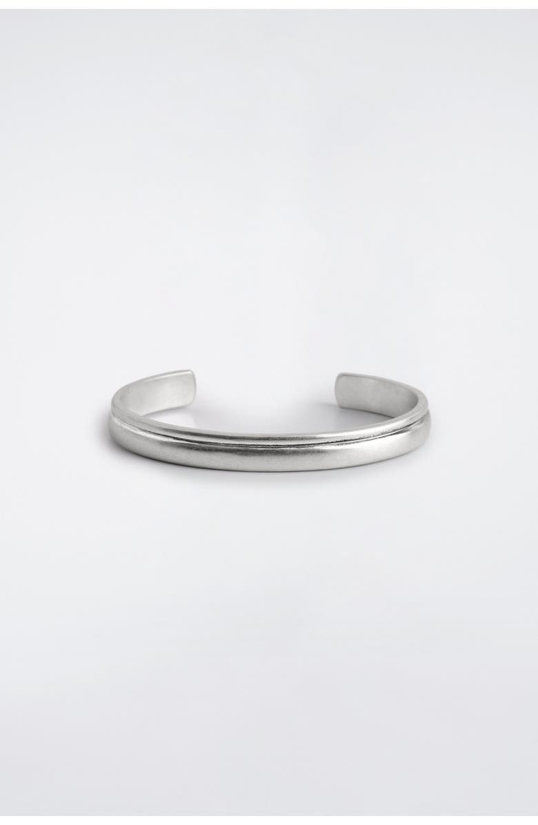 COS Double-Band Cuff, Alternate, color, Silver