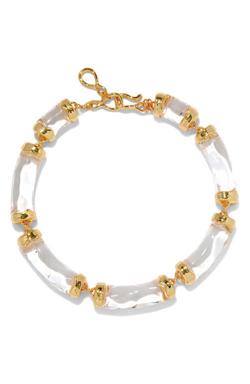 ALEXIS BITTAR ALEXIS BITTAR LIQUID LUCITE® PILLOW LINK NECKLACE 