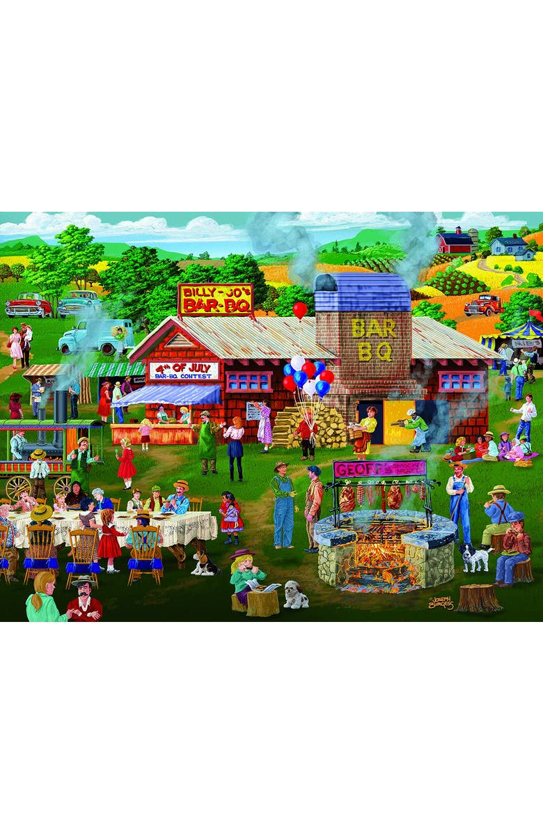 Sunsout Billy Jo's BBQ 300 piece Jigsaw Puzzle for Adults, Main, color, Multicolor