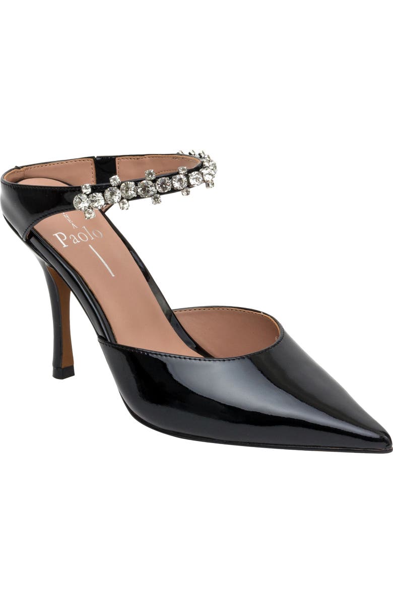 Linea Paolo Ynez Pointed Toe Pump, Main, color, Black Pat