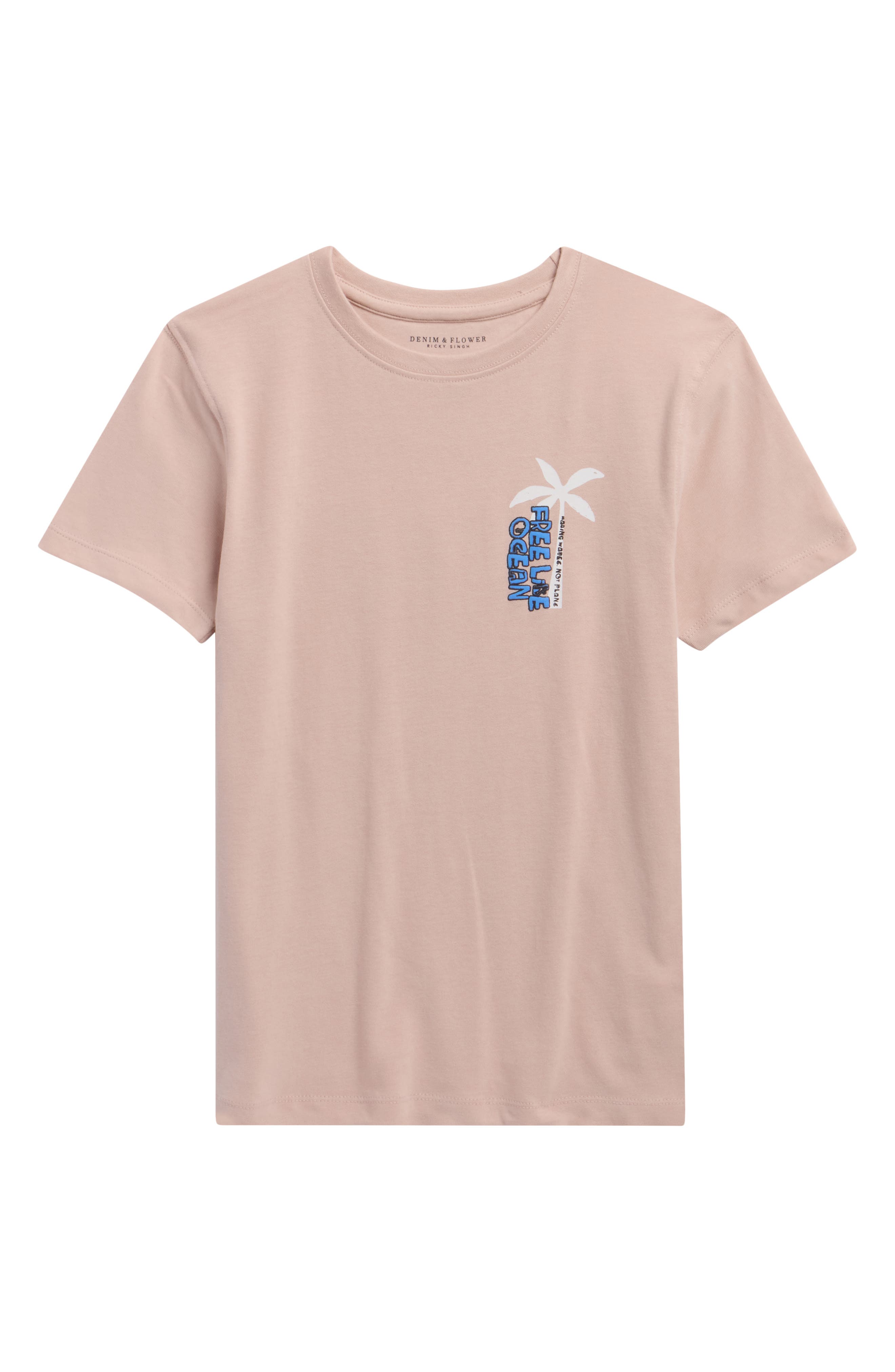 DENIM AND FLOWER Kids' Ocean Runners Graphic T-Shirt