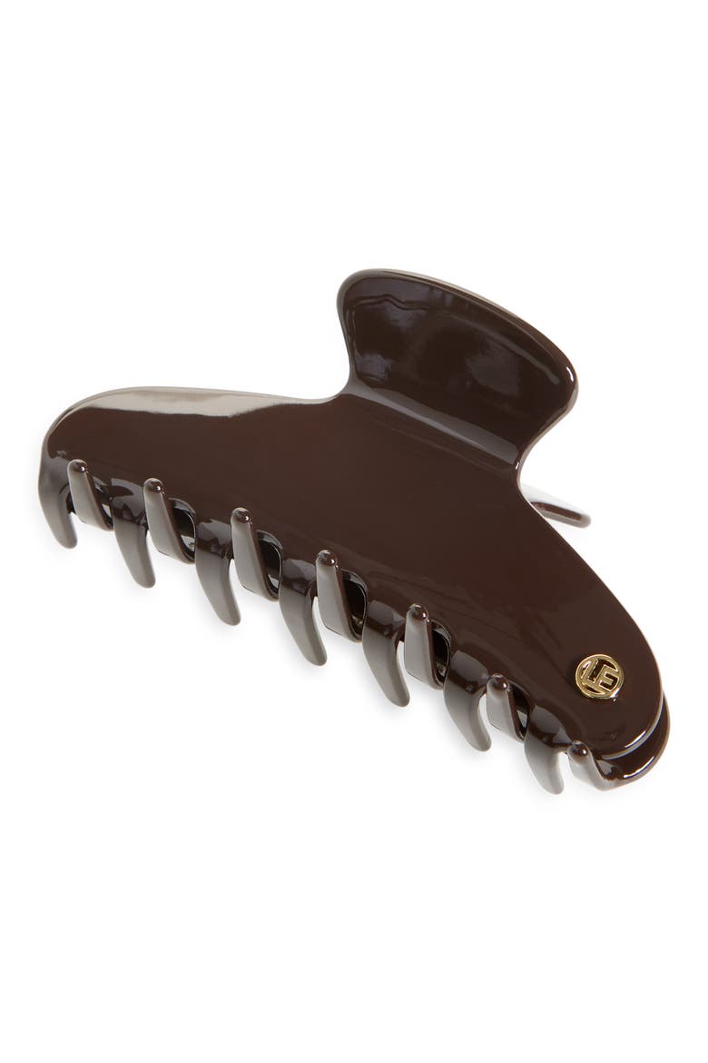 Monet Claw Clip, Main, color, BROWN