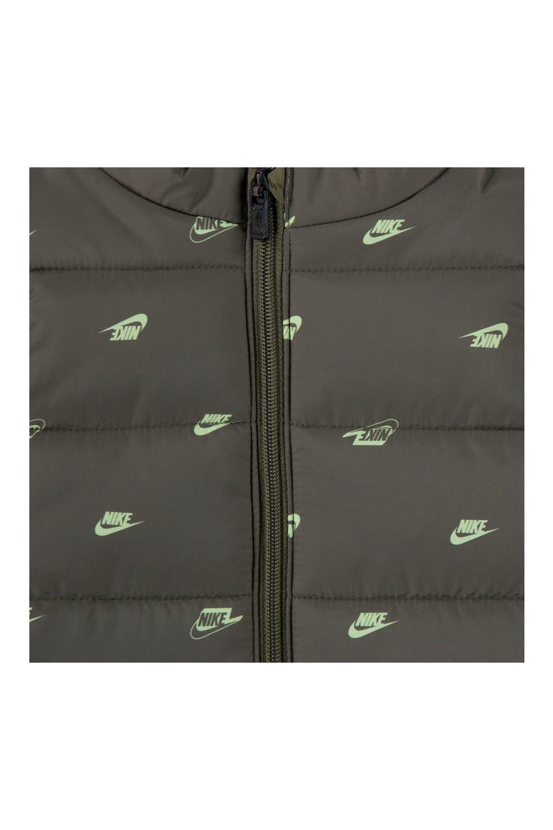 Futura Logo Print Puffer Vest, Graphic T-Shirt & Joggers Set, Alternate, color, E6FMEDIUM
