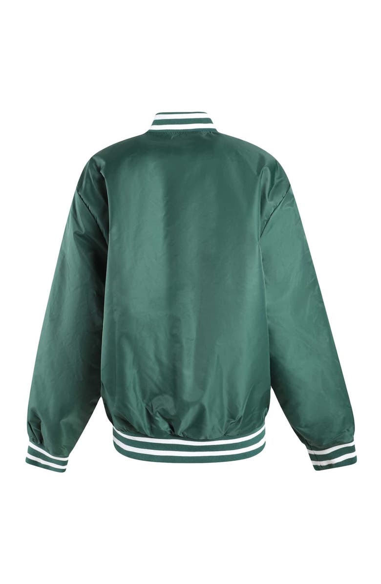 Hype and Vice Women's Hype and Vice Green Michigan State Spartans A-Game Varsity Full-Snap Jacket, Alternate, color, 