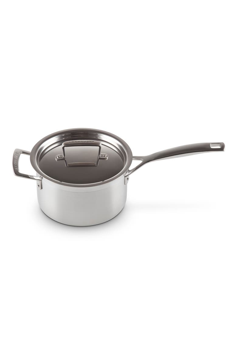 3-Quart Classic Stainless Steel Saucepan, Alternate, color, STAINLESS STEEL
