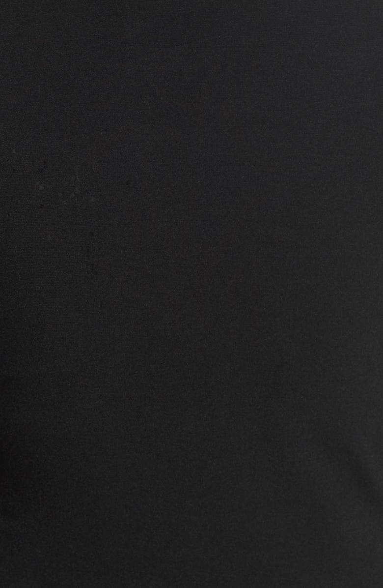 Anne Klein Faux Wrap Jersey Dress, Alternate, color, Black