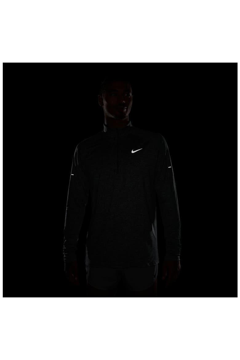 Dri-FIT Stride Half Zip Running Top, Alternate, color, 084 SMKGRY/REFSIL