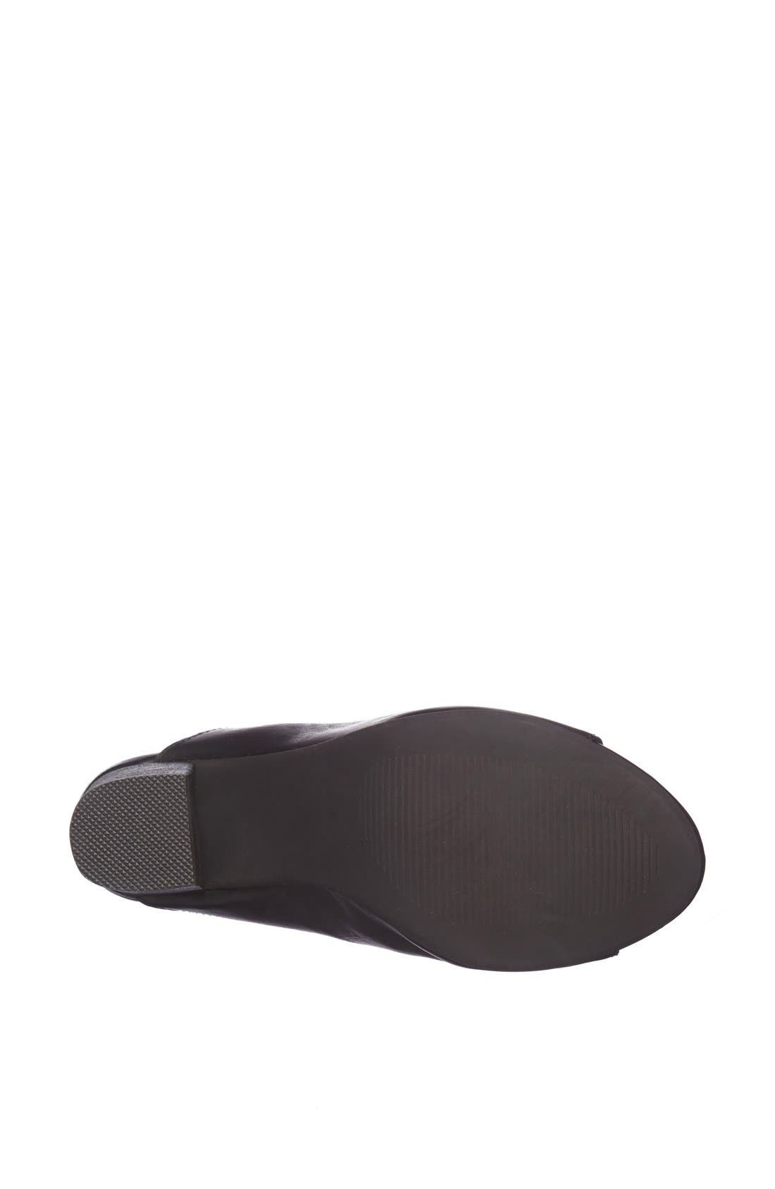 'Druid' Open Toe Mule, Alternate, color, BLACK CALF
