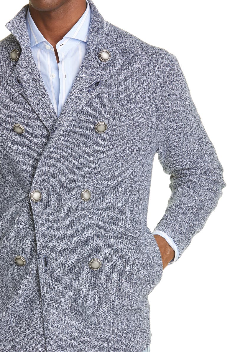 Brunello Cucinelli Men's Double Breasted Cardigan, Alternate, color, 