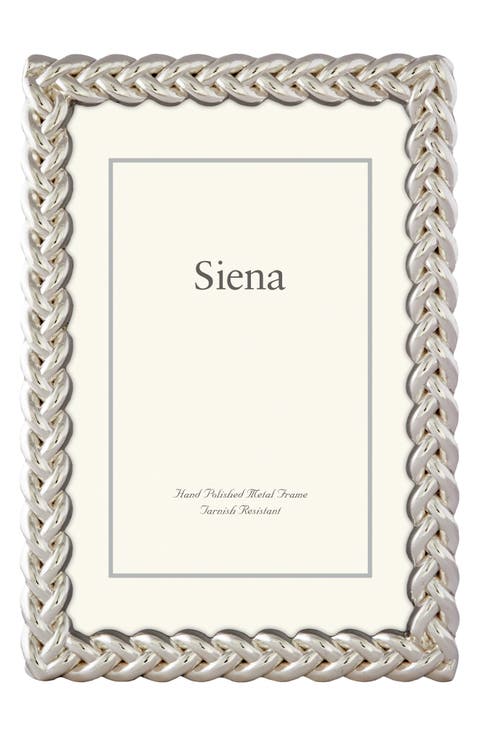 Silver Braid 5 x 7-Inch Picture Frame