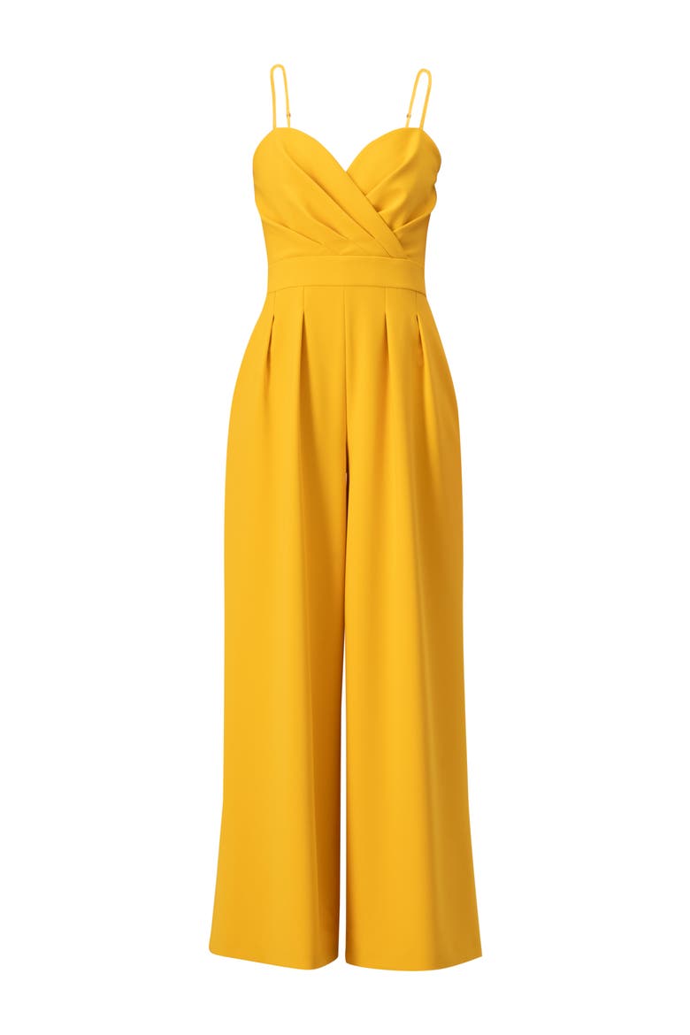 Wide-Leg Yellow Jumpsuit, Alternate, color, Yellow