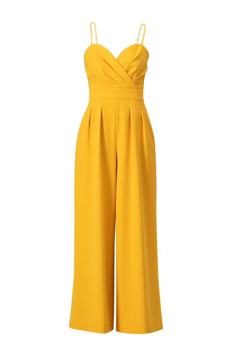 IVONNE Wide-Leg Yellow Jumpsuit, Alternate, color, Yellow