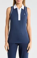 ORIGINAL PENGUIN GOLF Sleeveless Colorblock Golf Polo