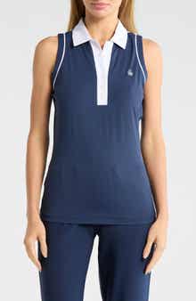ORIGINAL PENGUIN GOLF Sleeveless Colorblock Golf Polo