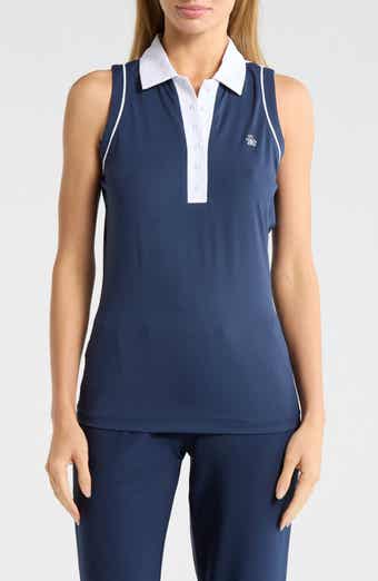 ORIGINAL PENGUIN GOLF Sleeveless Colorblock Golf Polo