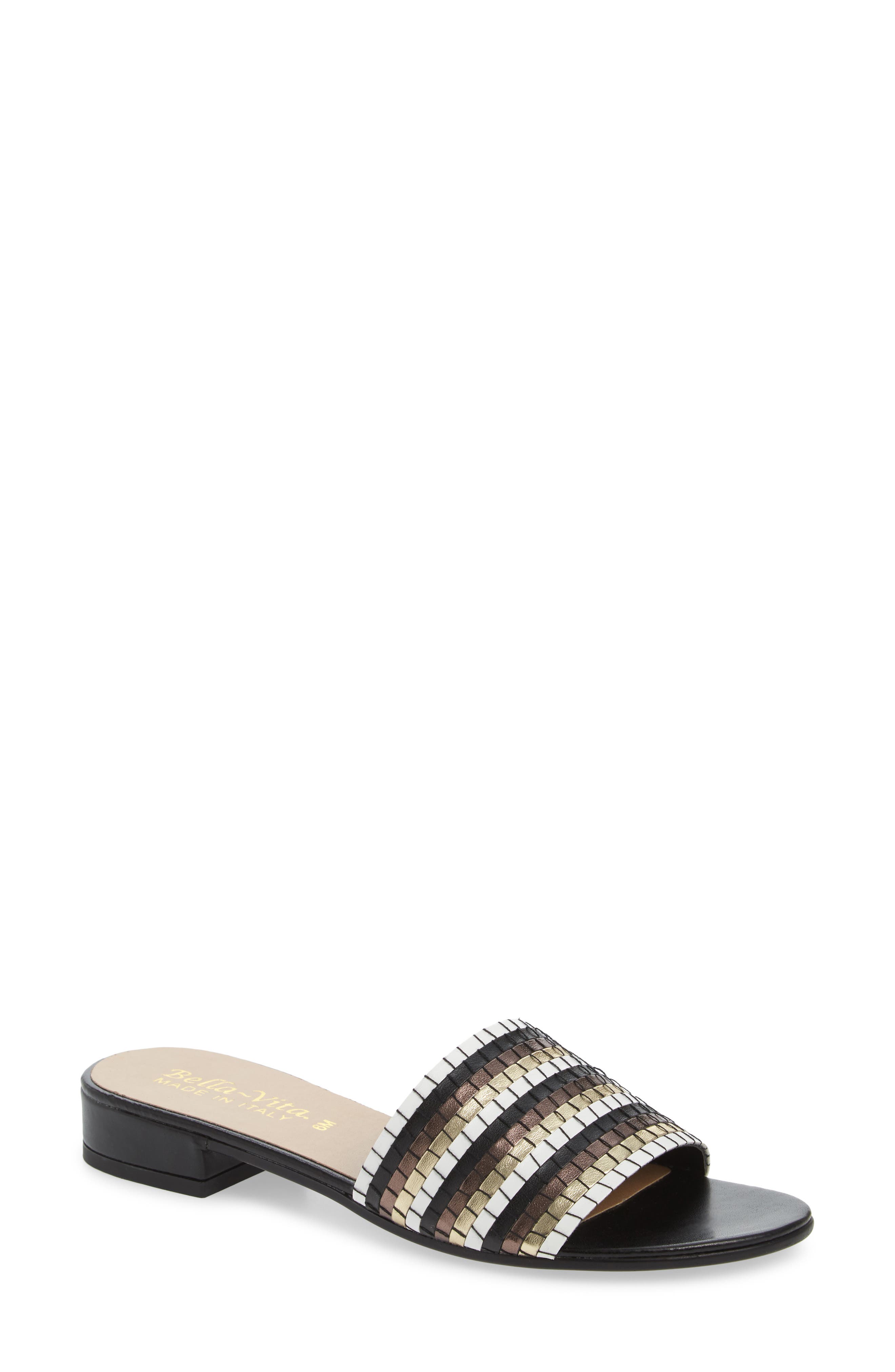Bella Vita Eli-Italy Woven Slide Sandal, Main, color, 