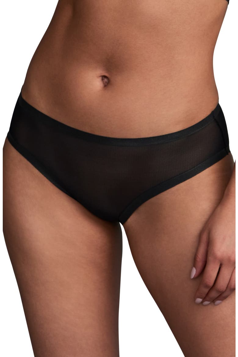 2-Pack Sheer Panties, Alternate, color, BLACK