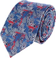 Trafalgar Freedom's Torch Patriotic Silk Novelty Necktie