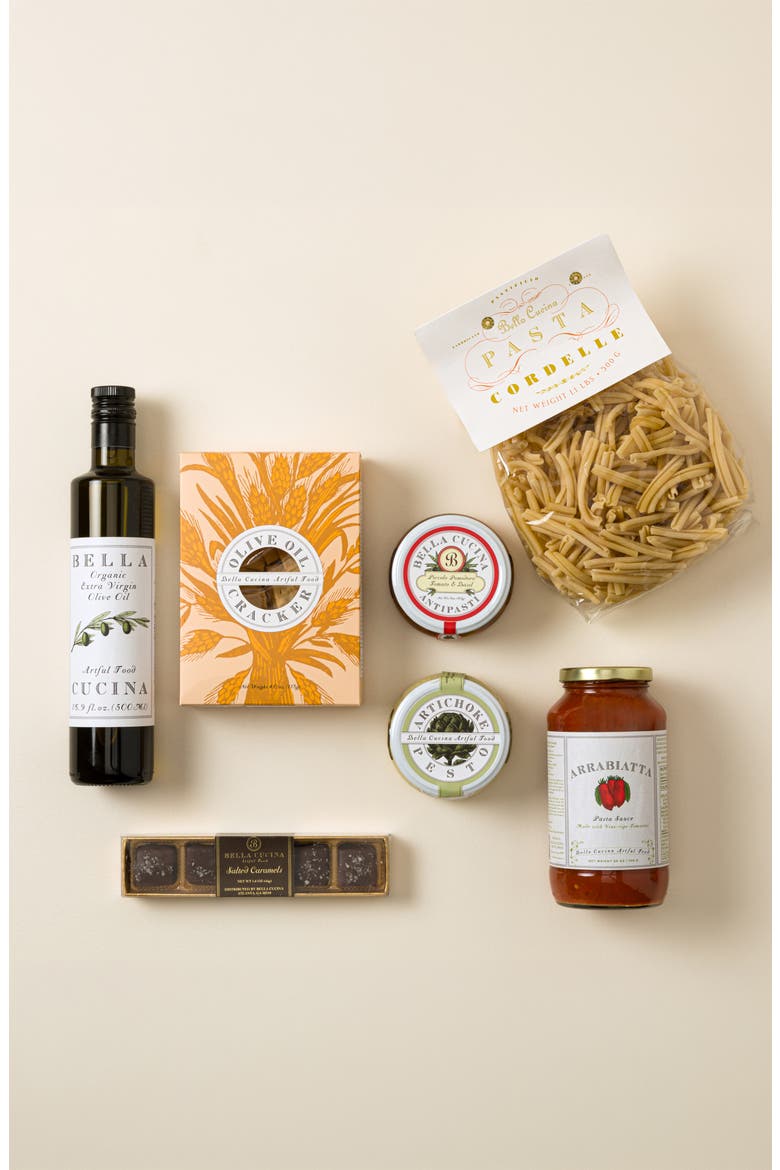 Italian Dinner Party Gift Basket by Bella Cucina, Alternate, color, Multi