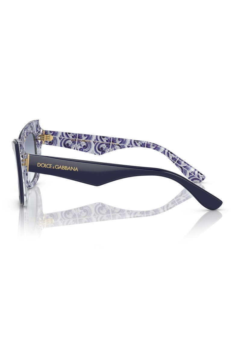 54mm Cat Eye Sunglasses, Alternate, color, BLUE