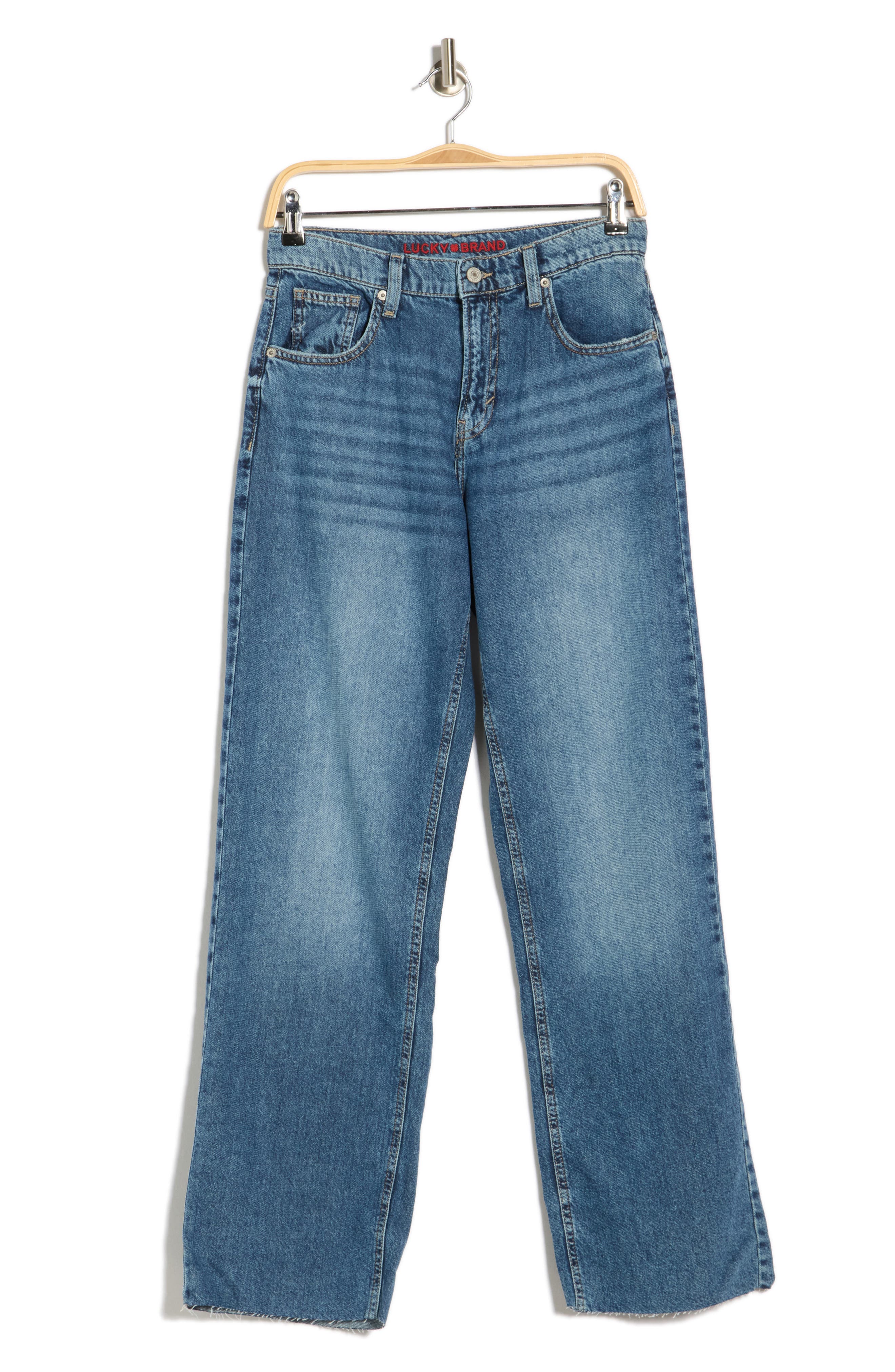 Lucky Brand High Waist Wide Leg Jeans