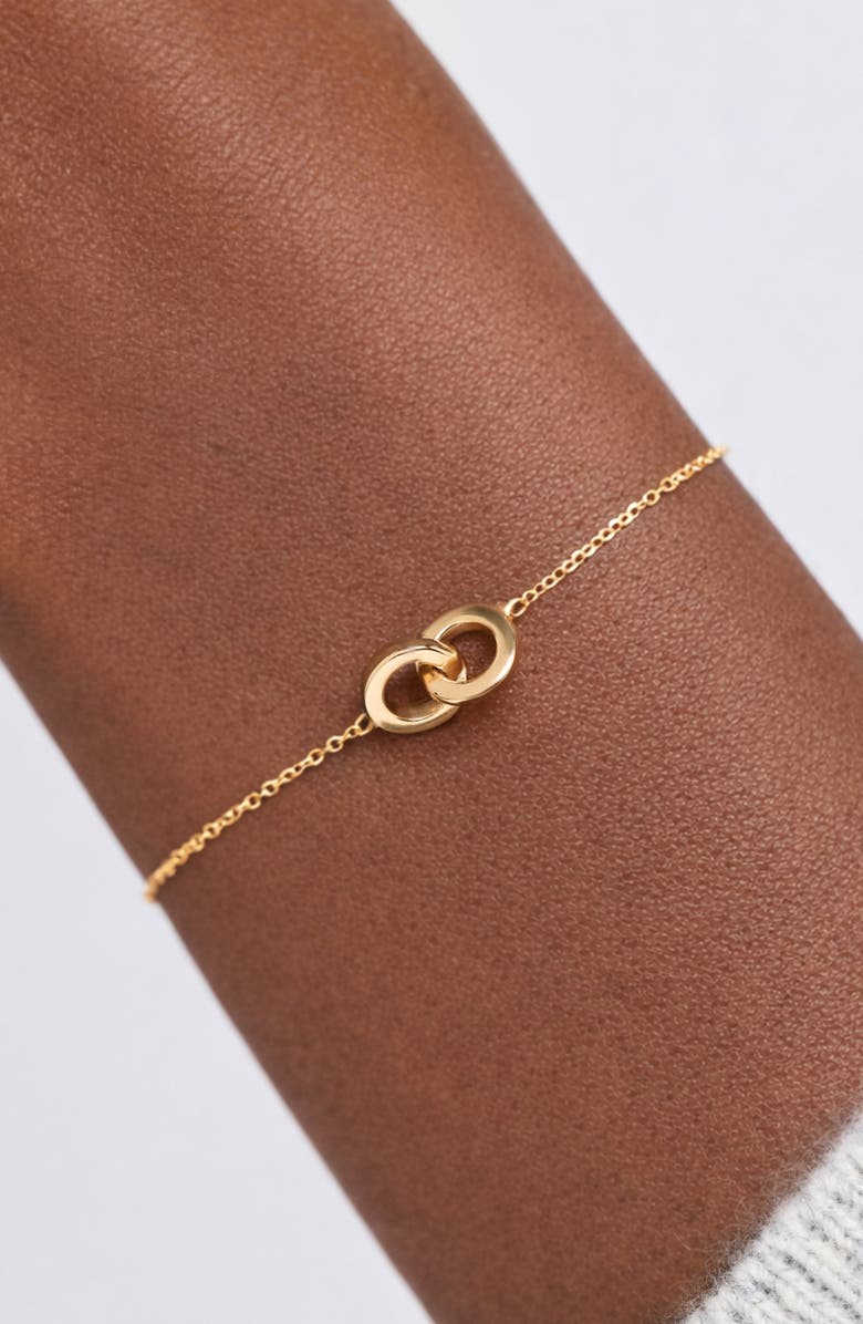 Ana Luisa Solid Gold - Duo Links Bracelet, Alternate, color, Gold