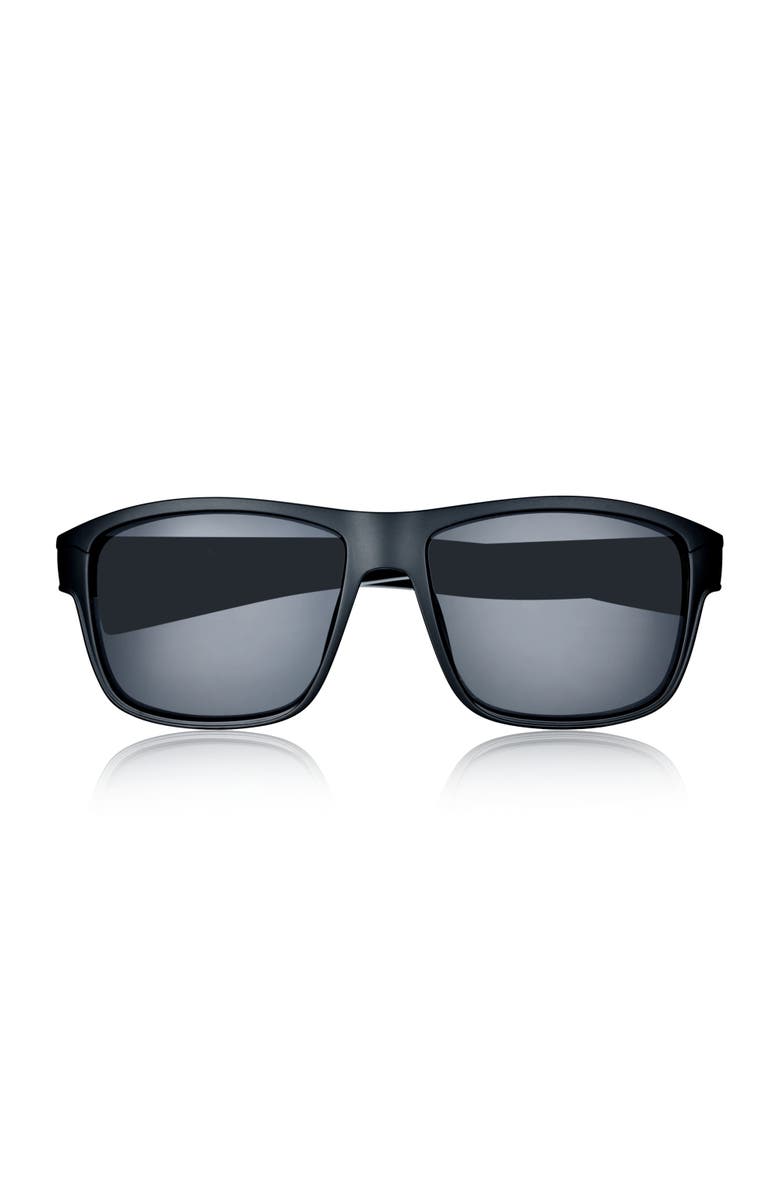 BREED Astor Polarized Mens Sunglasses, Alternate, color, Black/Black