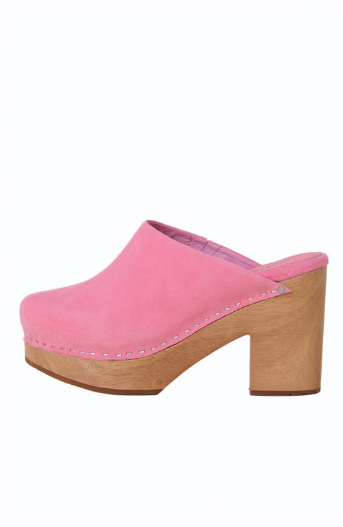 Charlotte Stone Marlo Platform Clog In Pink