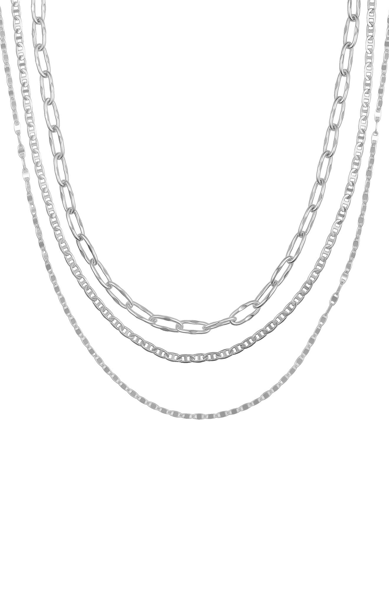 Vince Camuto Set of 3 Chain Necklaces