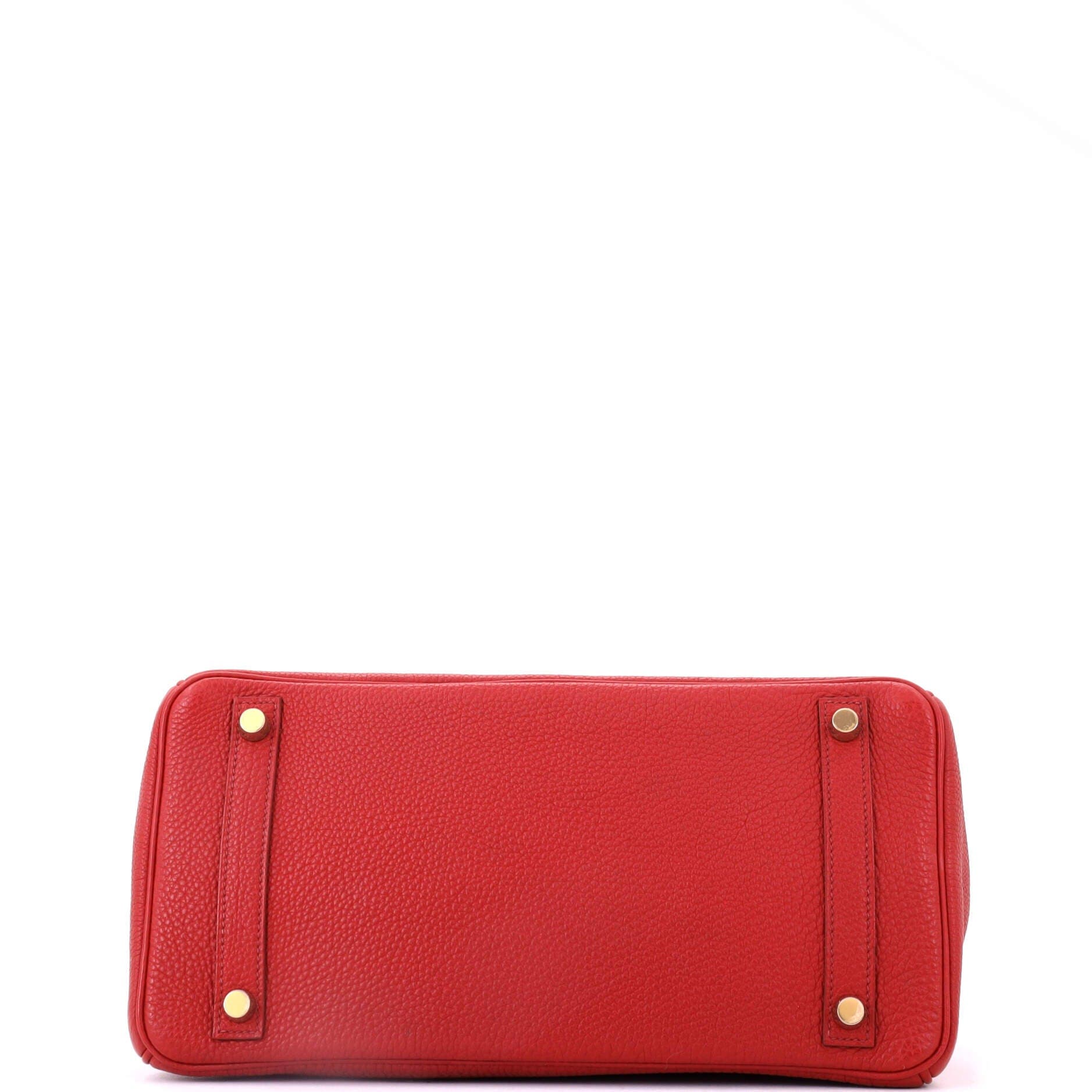 Birkin Handbag Red Togo with Gold Hardware 30, Alternate, color, Rouge Garance