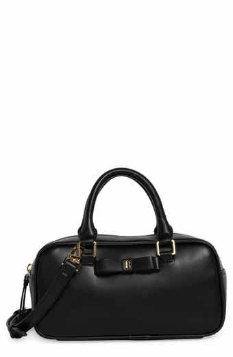 Trisha Bow Faux Leather Crossbody Bag