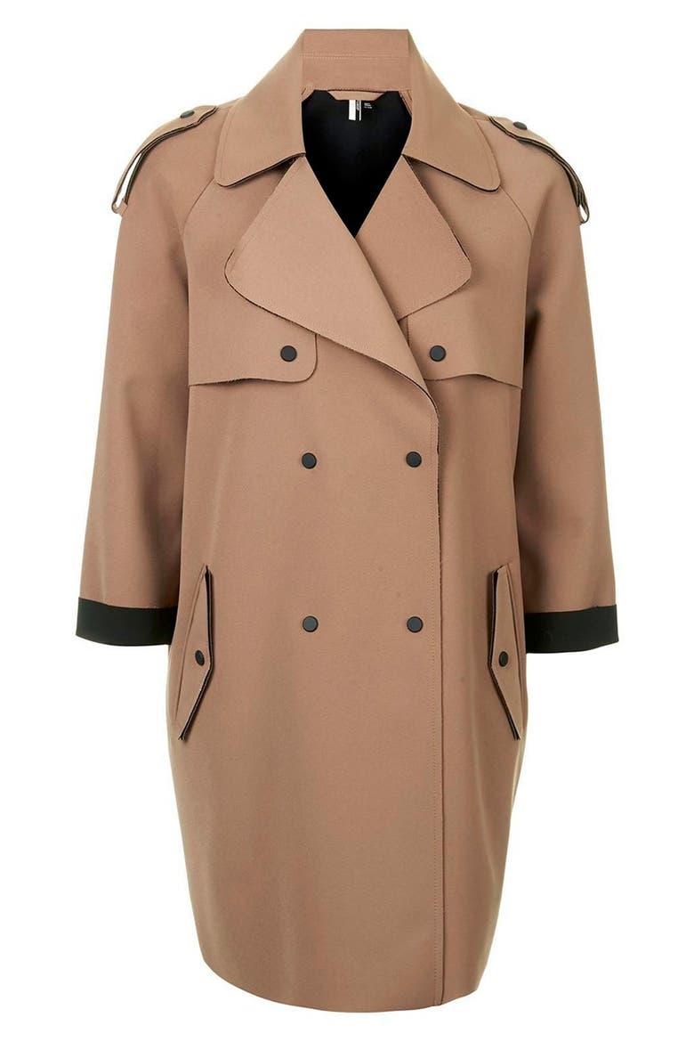 'LBonded' Trench Coat, Alternate, color, BROWN