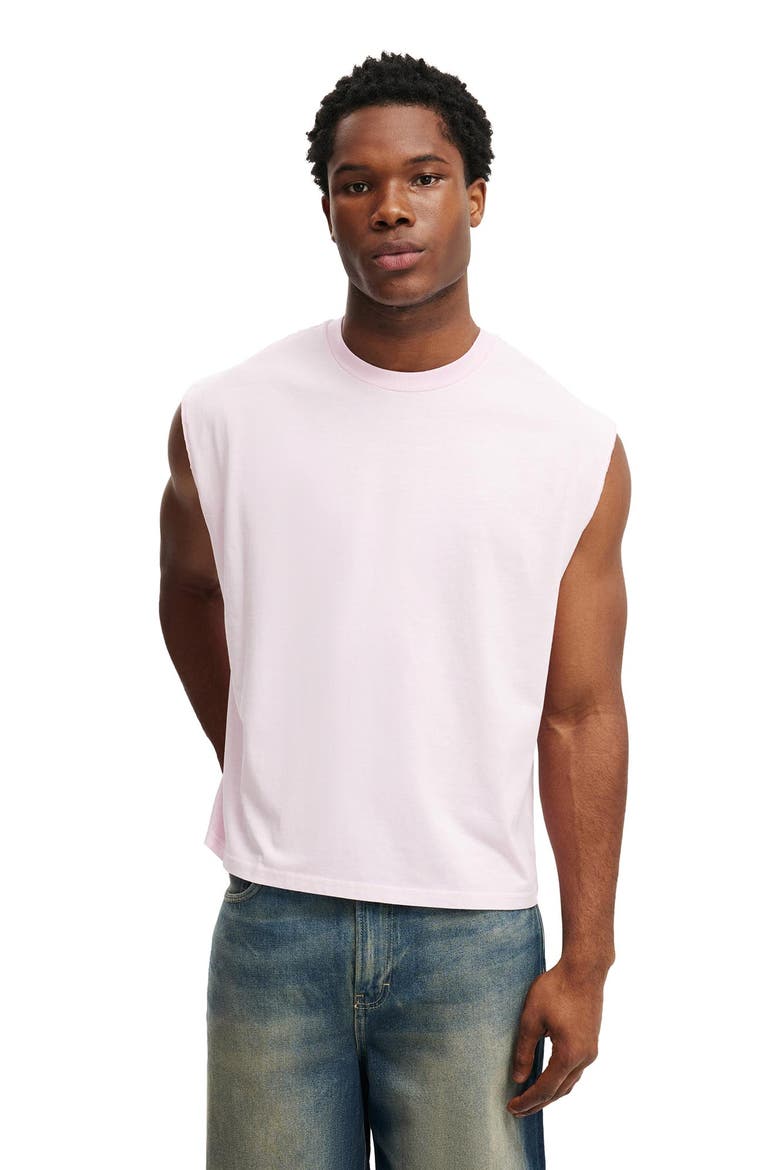 Men's Cropped Fit Muscle, Main, color, Corsage Wash