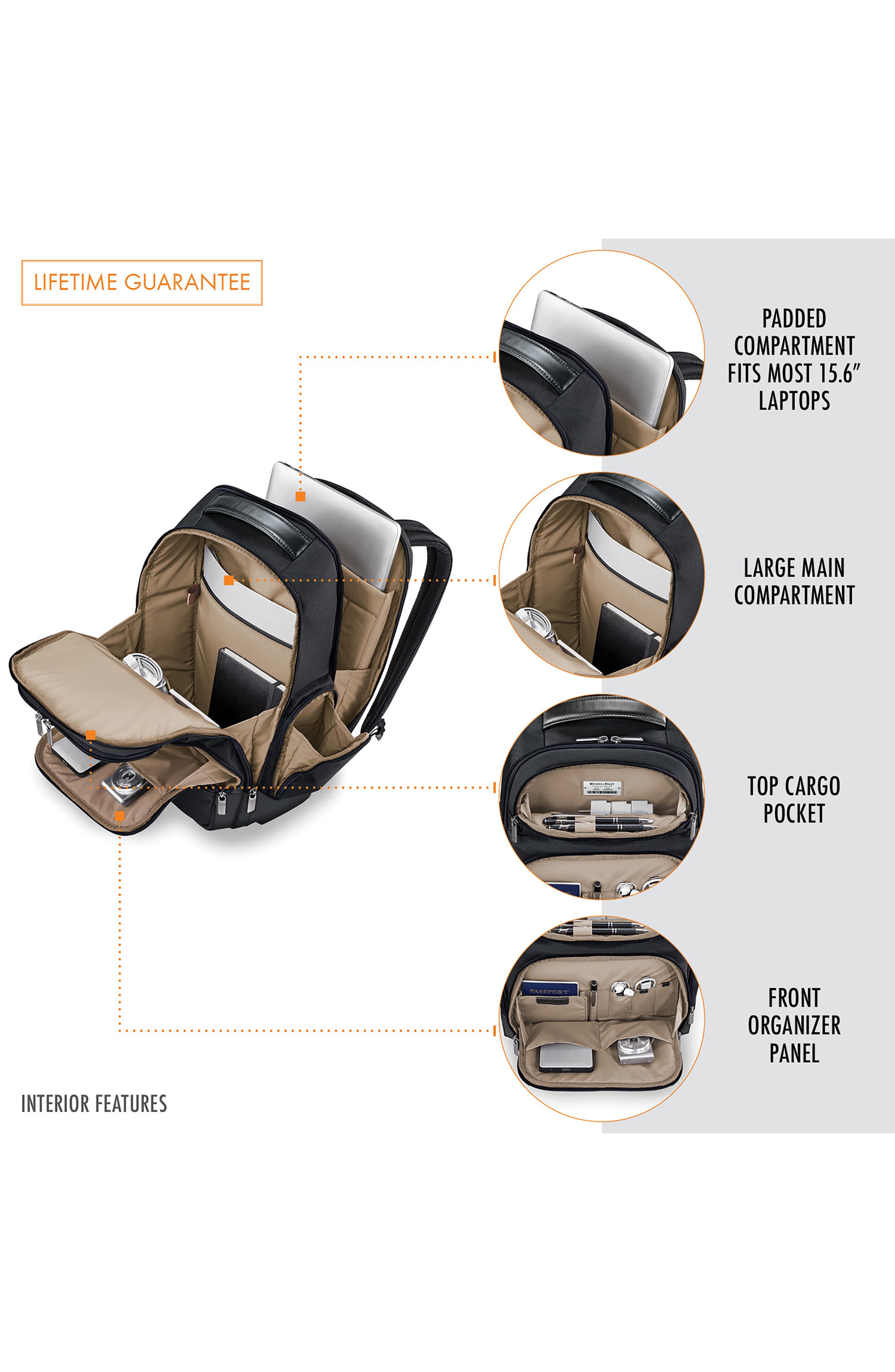 Briggs & Riley @work Medium Cargo Backpack, Alternate, color, 