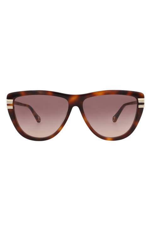 59mm Square Sunglasses