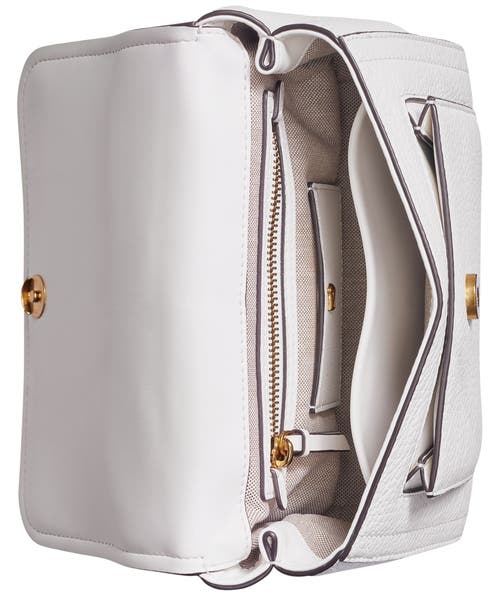 Donna Karan Oceanside Crossbody Bag In Brilliant White