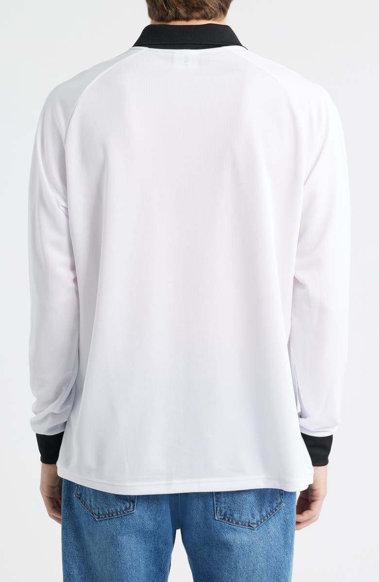 KAPPA Olafure Authentic Soccer Shirt, Alternate, color, White - Black