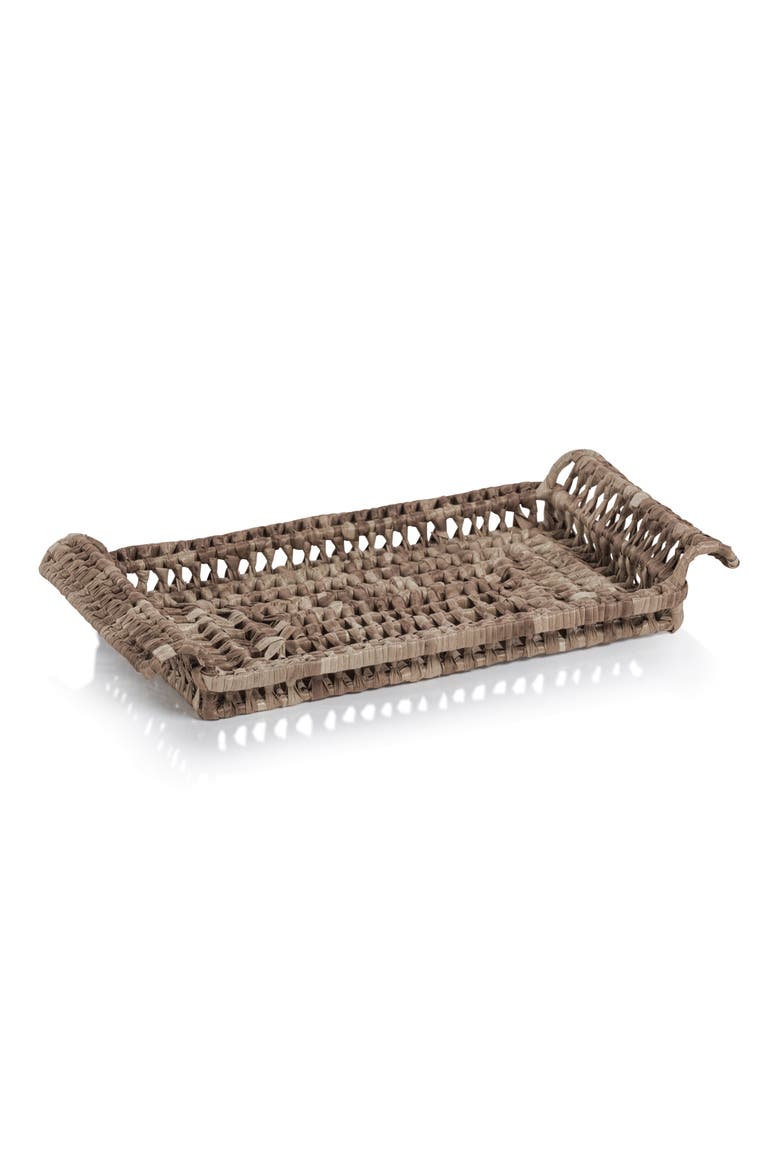 Pandan Essentials Decorative Tray, Main, color, NATURAL